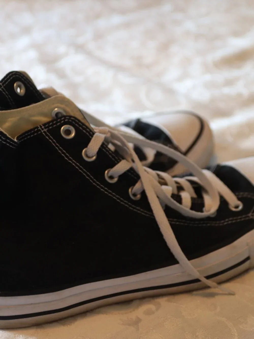 CONVERSE Chuck Taylor All Star Black High Top Canvas Shoes Men's 11 Women's 13